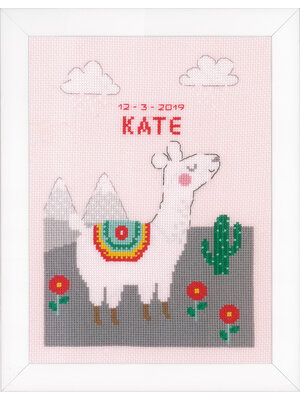 Vervaco Telpakket kit Leuke lama