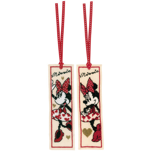 Vervaco Bladwijzer kit Disney It's all about Minnie set v2 Vervaco Bladwijzer kit Disney It's all about Minnie set v2