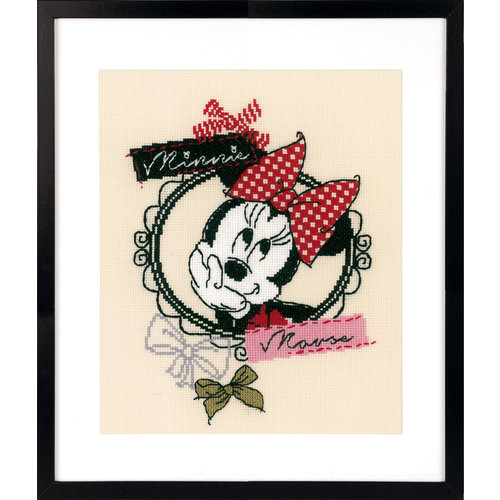 Vervaco Telpakket kit Disney It's all about Minnie Vervaco Telpakket kit Disney It's all about Minnie