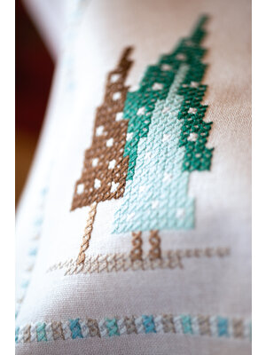 Vervaco Tafelkleed kit Nordic Christmas
