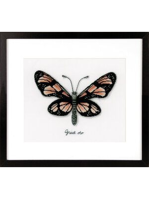 Vervaco Telpakket kit LMV Oranje vlinder