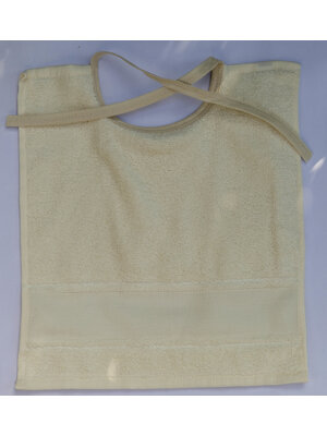 Hemline Slab met koord effen geel