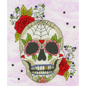 Bothy Threads Borduurpakket Halloween - Sugar Skull - Bothy Threads