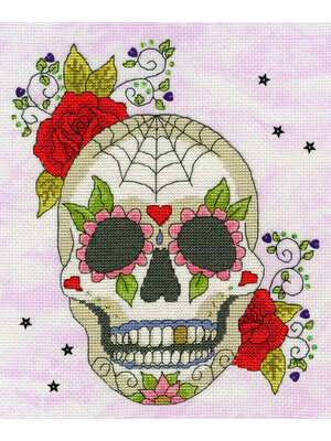 Bothy Threads Borduurpakket Halloween - Sugar Skull - Bothy Threads