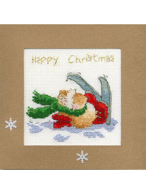 Bothy Threads Borduurpakket Margaret Sherry - Christmas Cards - Apres Ski - Bothy Threads