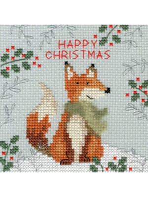 Bothy Threads Borduurpakket Xmas Fox - Bothy Threads