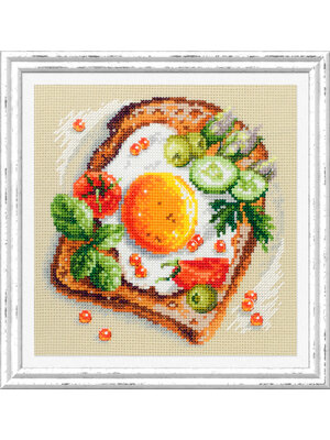 Magic Needle CI Borduurpakket Fried Eggs Toast - Magic Needle Magic Needle CI Borduurpakket Fried Eggs Toast - Magic Needle
