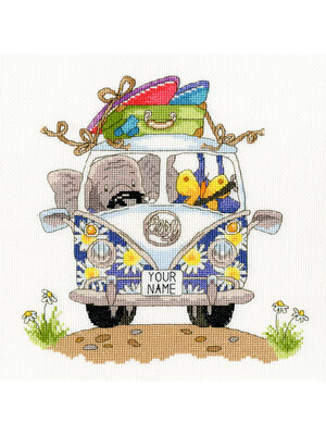 Bothy Threads Borduurpakket Simon Taylor Kielty - Pack Your Trunk - Bothy Threads Bothy Threads Borduurpakket Simon Taylor Kielty - Pack Your Trunk - Bothy Threads