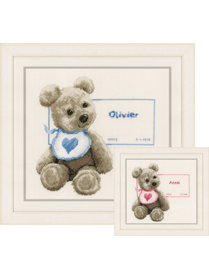 Vervaco Telpakket kit Beertje met slabbetje