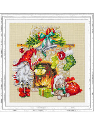 Magic Needle Borduurpakket Waiting for Christmas - Magic Needle Magic Needle Borduurpakket Waiting for Christmas - Magic Needle