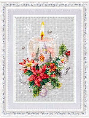 Magic Needle Borduurpakket Christmas Candle - Magic Needle