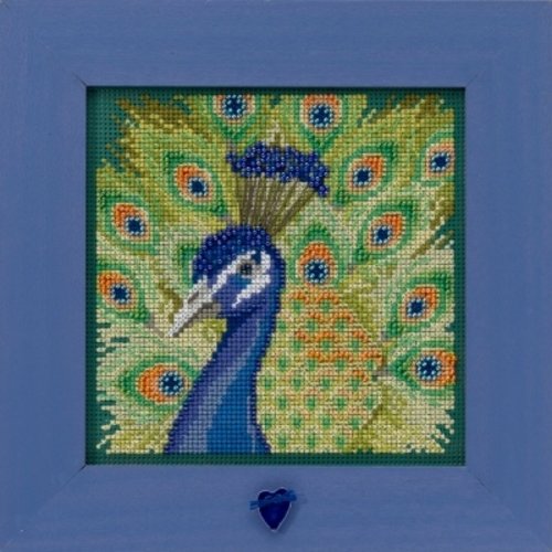 Mill Hill Buttons Beads Spring Series: Proud Peacock Mill Hill Buttons Beads Spring Series: Proud Peacock