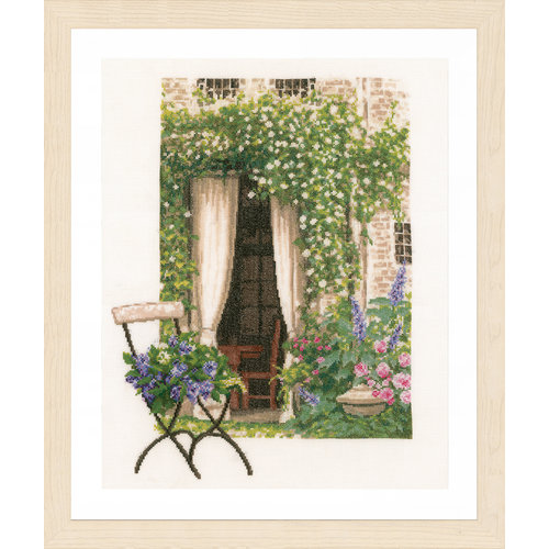 Lanarte Telpakket kit Romantisch tuinraam Lanarte Telpakket kit Romantisch tuinraam