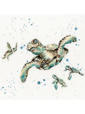 Bothy Threads Borduurpakket Hannah Dale - Swimming School - Bothy Threads Bothy Threads Borduurpakket Hannah Dale - Swimming School - Bothy Threads