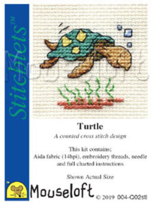 Mouseloft Borduurpakket Turtle - Mouseloft