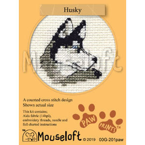 Mouseloft Borduurpakket Husky - Mouseloft