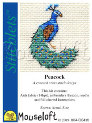 Mouseloft Borduurpakket Peacock - Mouseloft