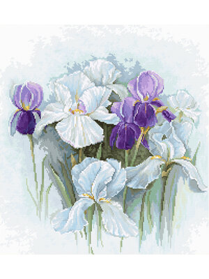 Luca-S Borduurpakket Irises - Luca-S Luca-S Borduurpakket Irises - Luca-S