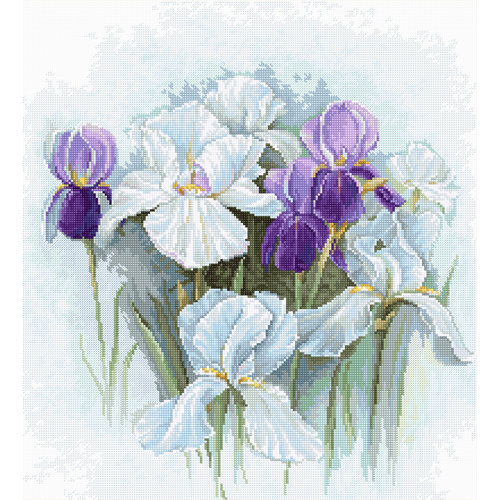 Luca-S Borduurpakket Irises - Luca-S Luca-S Borduurpakket Irises - Luca-S