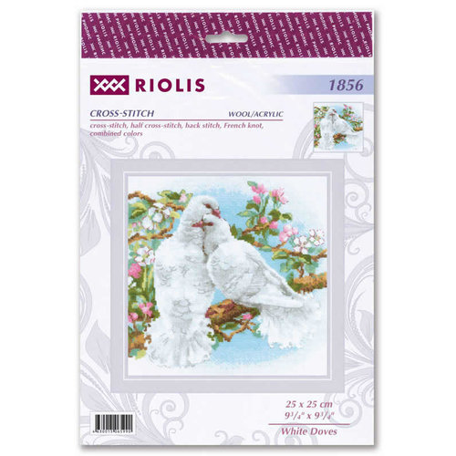 RIOLIS Borduurpakket White Doves - RIOLIS