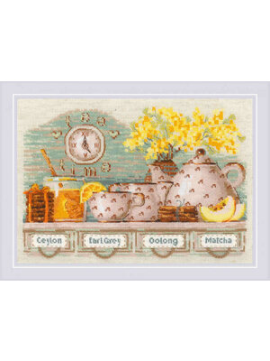 RIOLISf Borduurpakket Tea Time - RIOLIS RIOLISf Borduurpakket Tea Time - RIOLIS