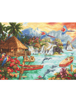 Leti Stitch Borduurpakket Island Life - Leti Stitch