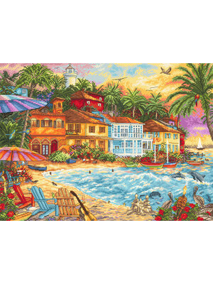 Leti Stitch Borduurpakket Island Time - Leti Stitch