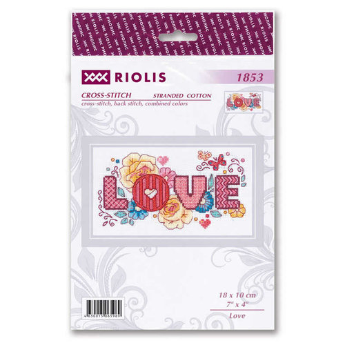 RIOLIS Borduurpakket Love - RIOLIS