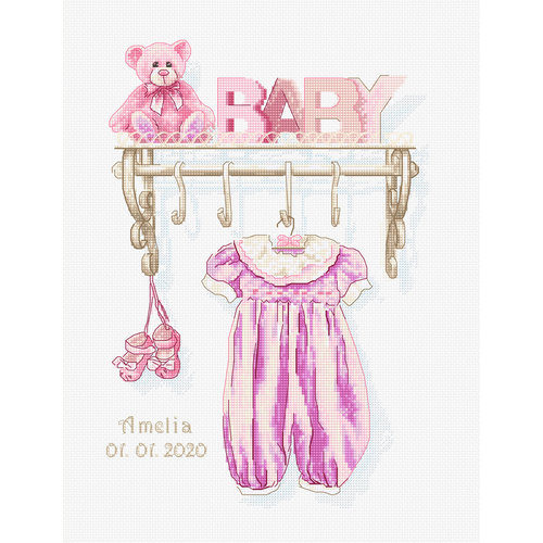 Luca-S Borduurpakket Baby Girl Birth - Luca-S