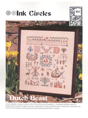 Ink Circles Borduurpatroon Dutch Beast Ink Circles Borduurpatroon Dutch Beast