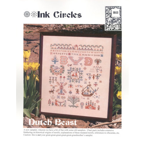 Ink Circles Borduurpatroon Dutch Beast Ink Circles Borduurpatroon Dutch Beast