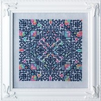 Borduurpatroon Blueprint for the Rainbow City