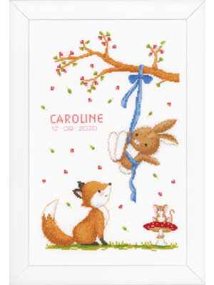 Vervaco Telpakket kit Vrolijke bosvriendjes Vervaco Telpakket kit Vrolijke bosvriendjes