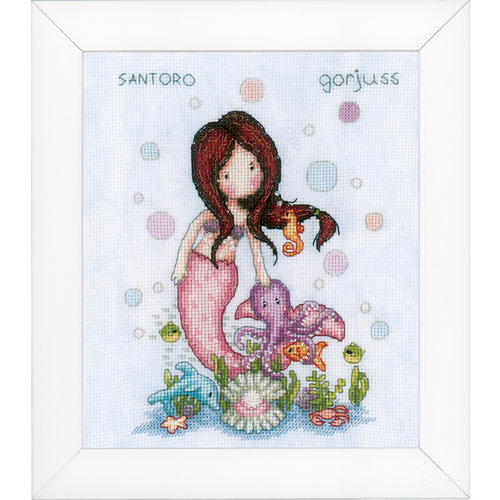 Vervaco Telpakket kit Gorjuss So nice to sea you Vervaco Telpakket kit Gorjuss So nice to sea you