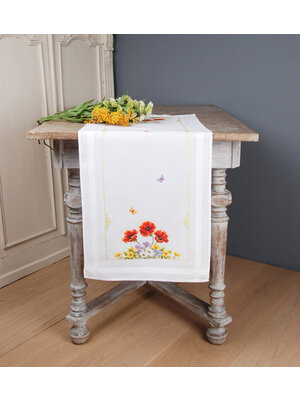 Vervaco Loper kit Wilde voorjaarsbloemen Vervaco Loper kit Wilde voorjaarsbloemen