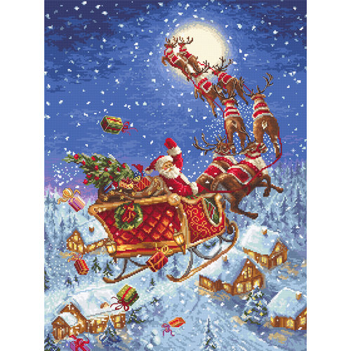 Leti Stitch Borduurpakket The Reindeers on its Way! - Leti Stitch Leti Stitch Borduurpakket The Reindeers on its Way! - Leti Stitch