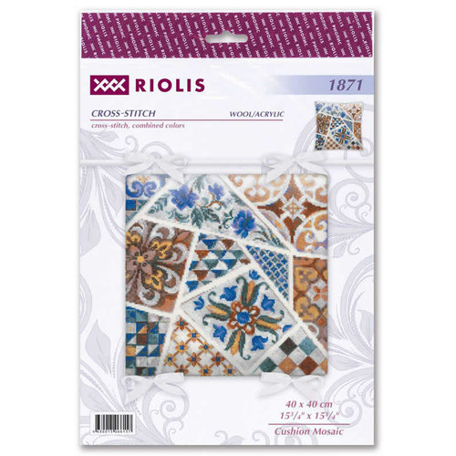 RIOLIS Borduurpakket Cushion Mosaic - RIOLIS