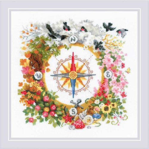 RIOLIS Borduurpakket Compass - RIOLIS RIOLIS Borduurpakket Compass - RIOLIS