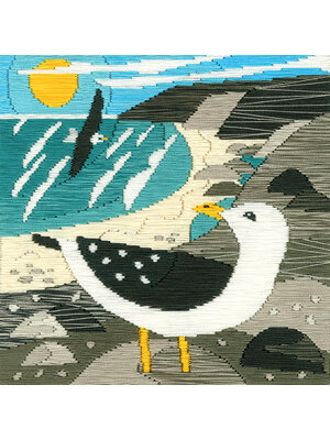 Bothy Threads Borduurpakket Matt Johnson - Seagulls - Bothy Threads