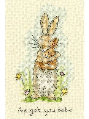 Bothy Threads Borduurpakket Anita Jeram - I've Got You Babe - Bothy Threads Bothy Threads Borduurpakket Anita Jeram - I've Got You Babe - Bothy Threads