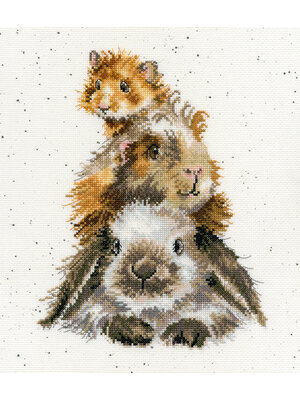 Bothy Threads Borduurpakket Hannah Dale - Piggy In The Middle - Bothy Threads Bothy Threads Borduurpakket Hannah Dale - Piggy In The Middle - Bothy Threads