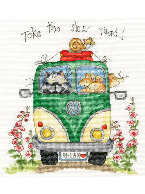 Bothy Threads Borduurpakket Margaret Sherry - Take The Slow Road - Bothy Threads Bothy Threads Borduurpakket Margaret Sherry - Take The Slow Road - Bothy Threads