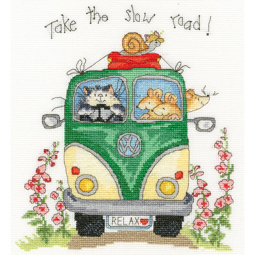 Bothy Threads Borduurpakket Margaret Sherry - Take The Slow Road - Bothy Threads