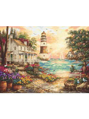 Leti Stitch Borduurpakket Cottage by the Sea - Leti Stitch