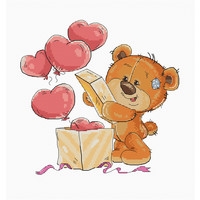 Borduurpakket Teddy Bear Opening Box - Luca-S