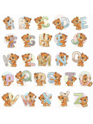 Luca-S Borduurpakket Alphabet - Luca-S Luca-S Borduurpakket Alphabet - Luca-S