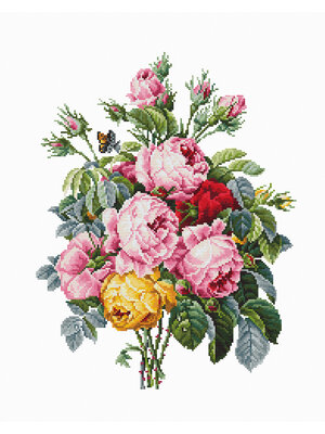 Luca-S Borduurpakket Roses - Luca-S Luca-S Borduurpakket Roses - Luca-S