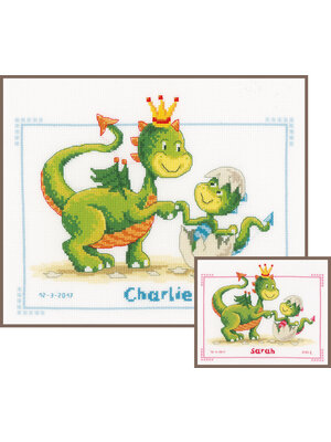 Vervaco Telpakket kit Draakjes