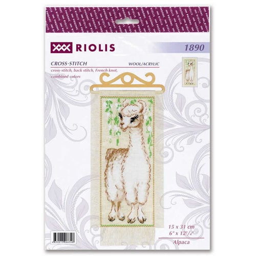 RIOLIS Borduurpakket Alpaca  - RIOLIS