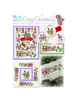 Lindner’s Kreuzstiche Patroon Lindner 126 - Crazy Christmas